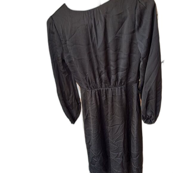 NWT Ali & Jay Women's Women Midi Long Sleeve Crepe Dress. Size Small - Picture 7 of 8